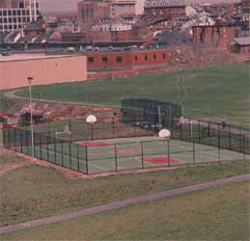 Wilmington basketball court surfacing.